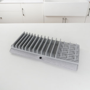 Egouttoir à vaisselle en plastique et tapis