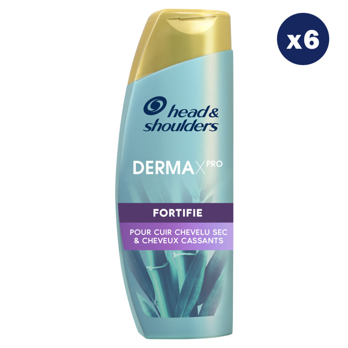 6 Shampoings Fortifie 225ml, DERMAxPRO by Head & Shoulders