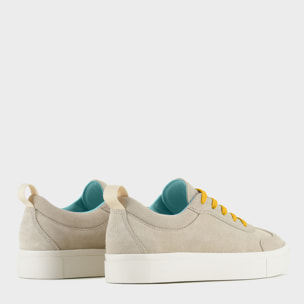 SNEAKER P08 UOMO IN SUEDE NEBBIA