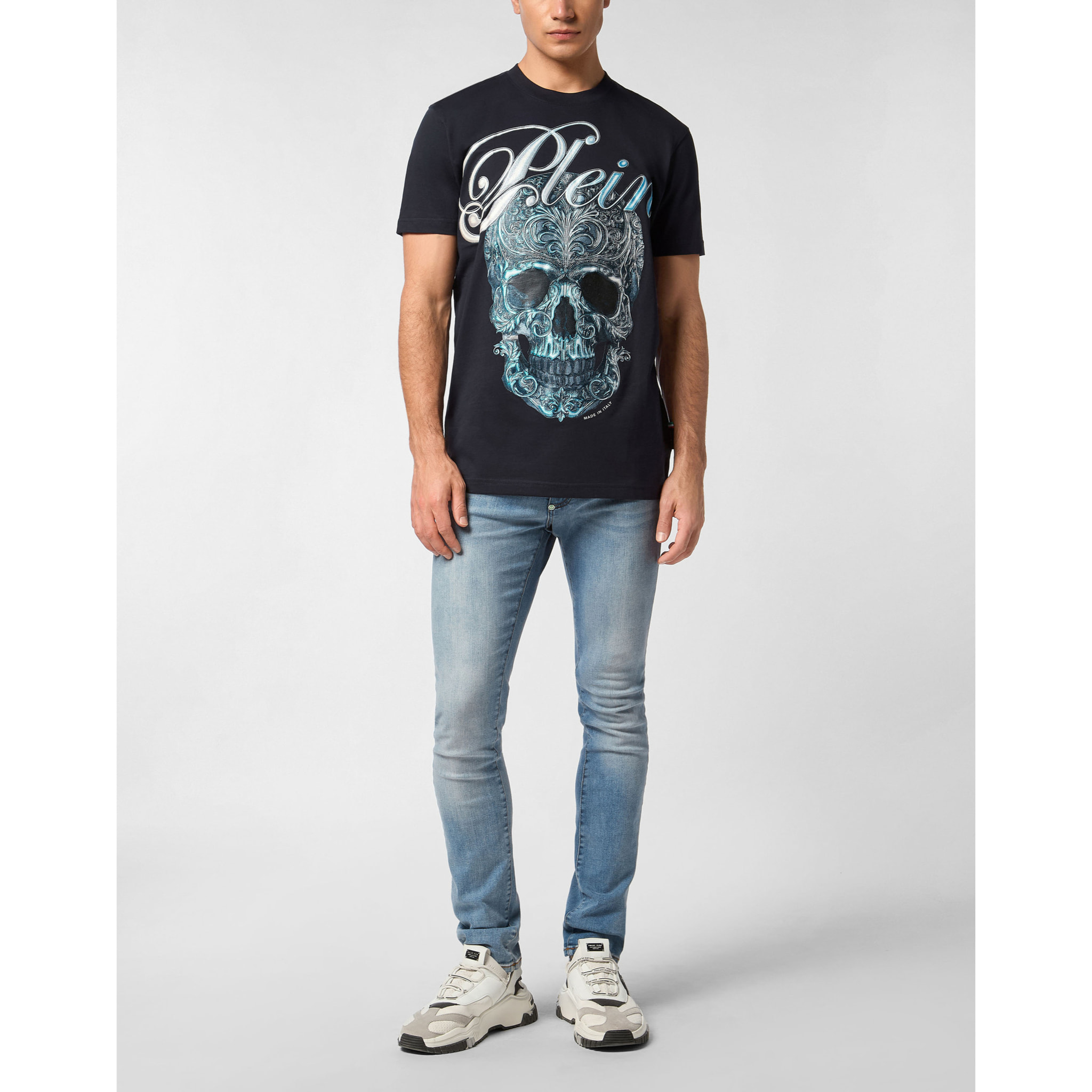 PHILIPP PLEIN Camiseta Cuello Redondo Ss SKULL
