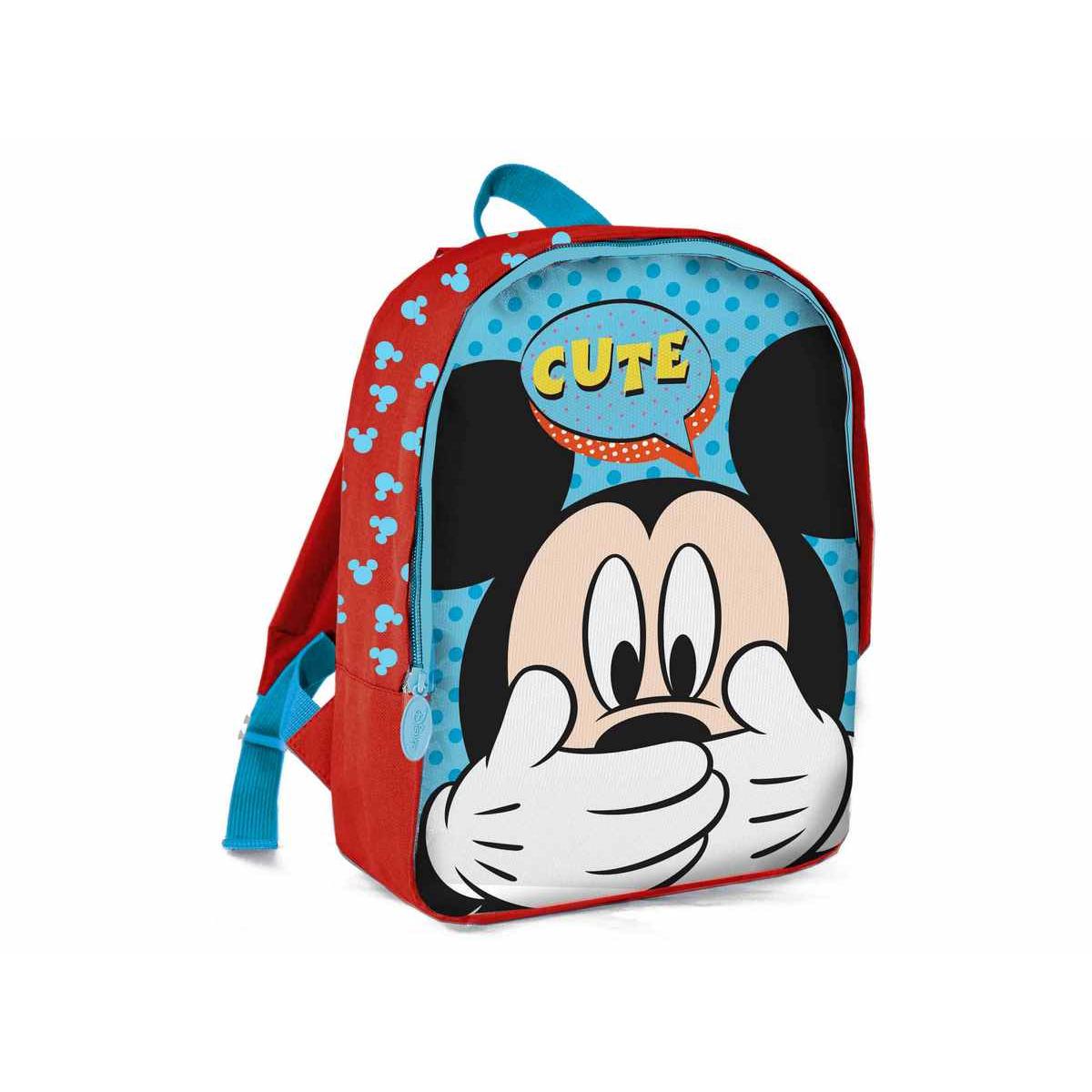 Zaino Asilo Mickey Mouse Cute Lui Disney Blu