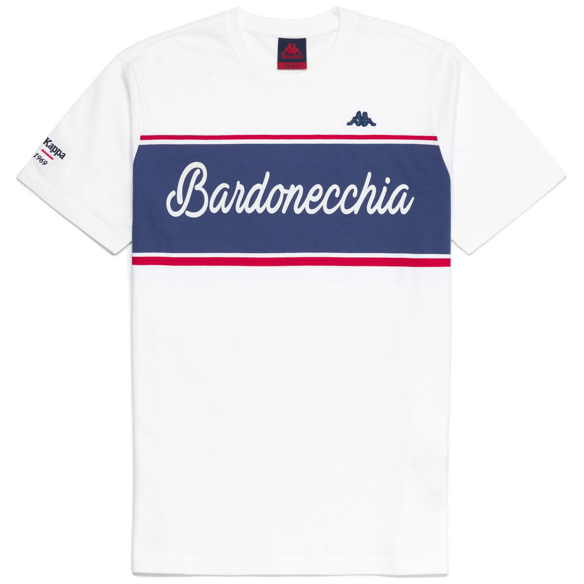 Kappa - T-Shirts & Top Uomo Bianco - Eroi Tee Bardonecchia Striped