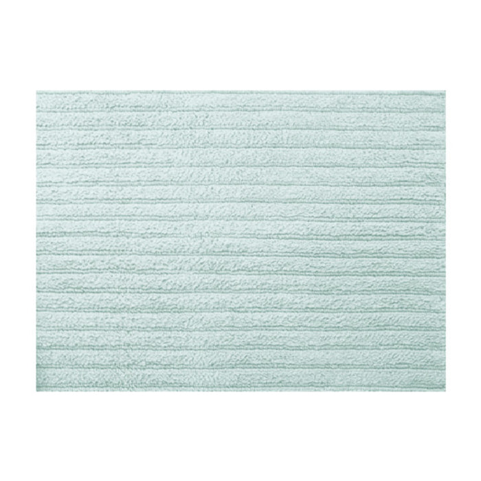 Tapis de bain Coton BENOA 60x90cm Bleu Clair Spirella