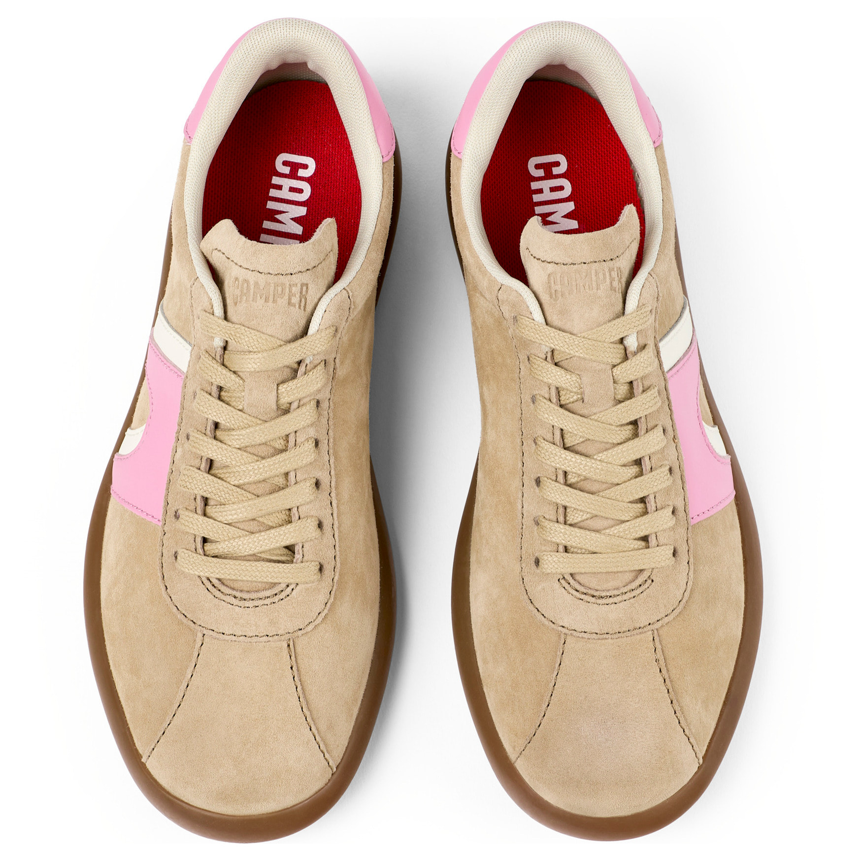 Sneakers - CAMPER Pelotas Soller - Beige - Pelle nabuk
