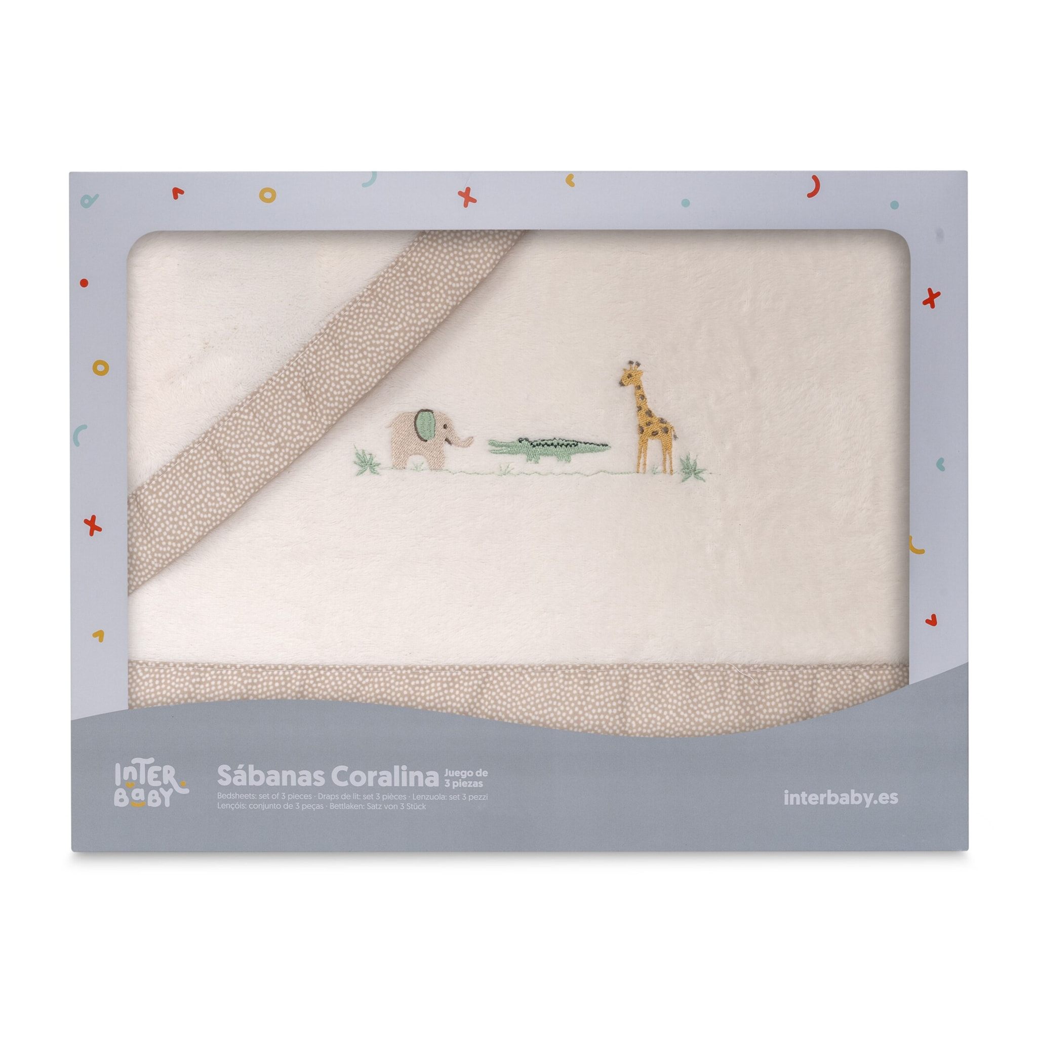 Triptico Coche Coralina Modelo Savanna Jirafa Beig