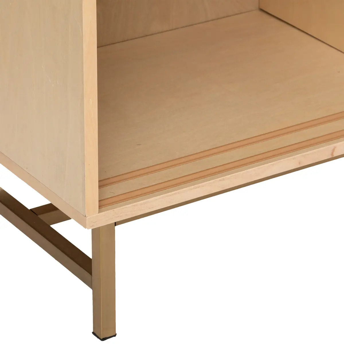Buffet 2 portes "Rayo" cannage rotin 100x79cm