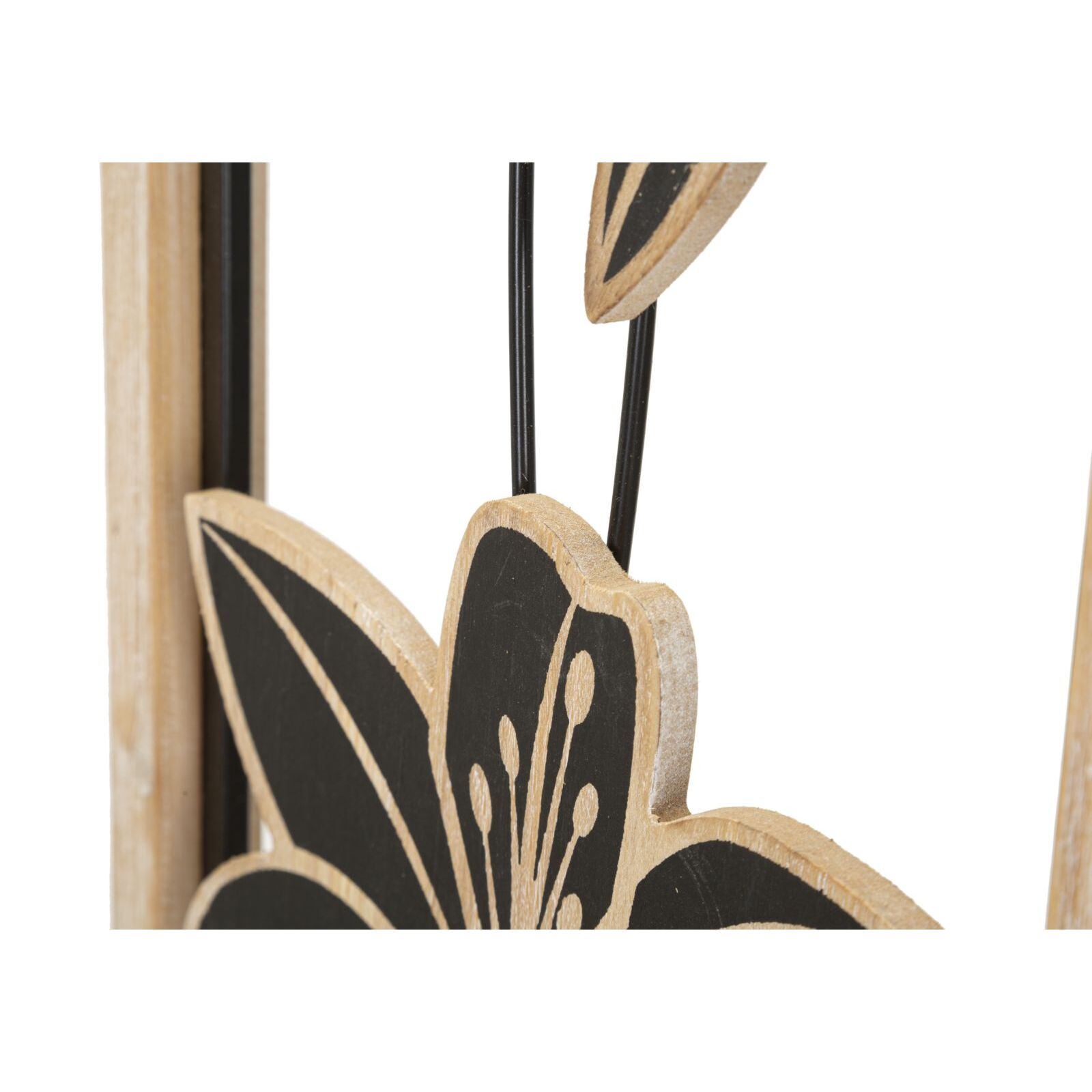 PANNELLO IN FERRO E LEGNO KOMAN -B- CM 26X2,5X60