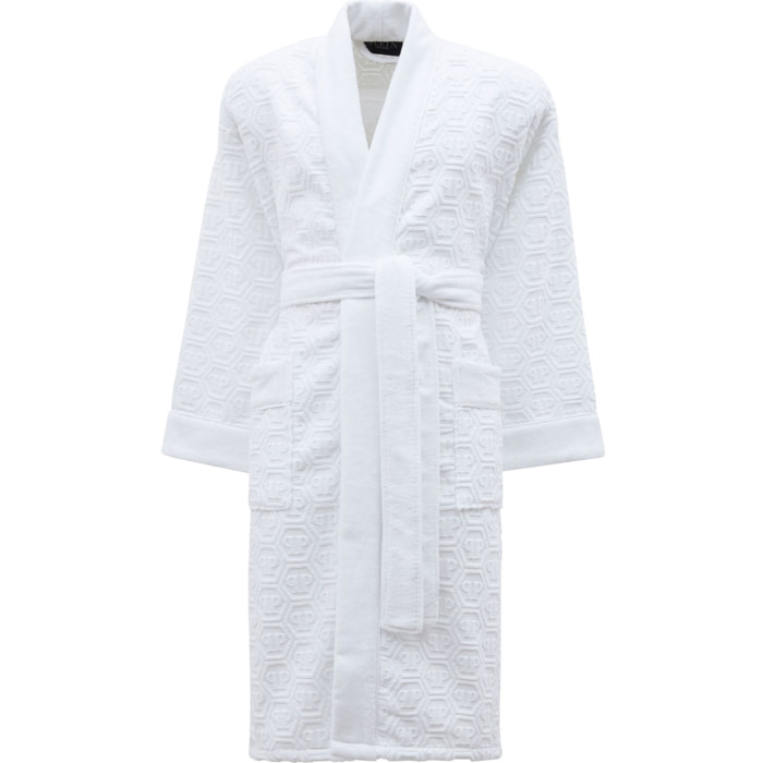 PHILIPP PLEIN Kimono Bathrobe Hexagon