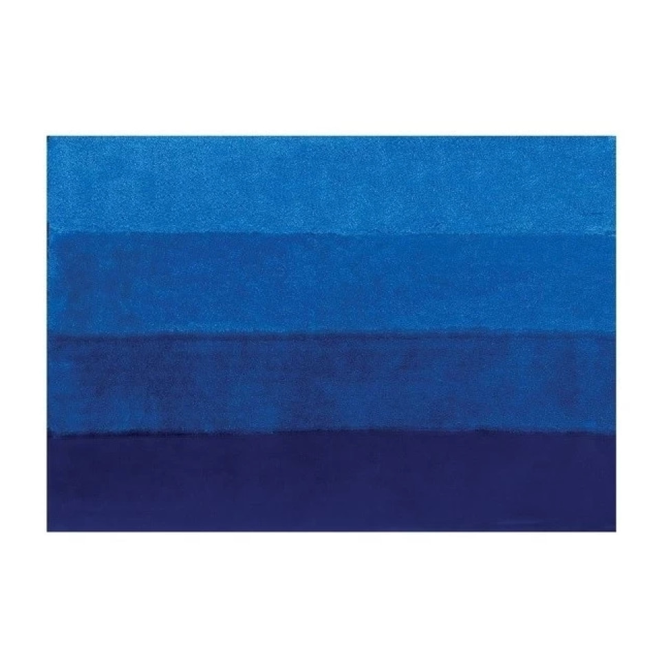 Tapis de bain Polyester FOUR 60x90cm Bleu Spirella