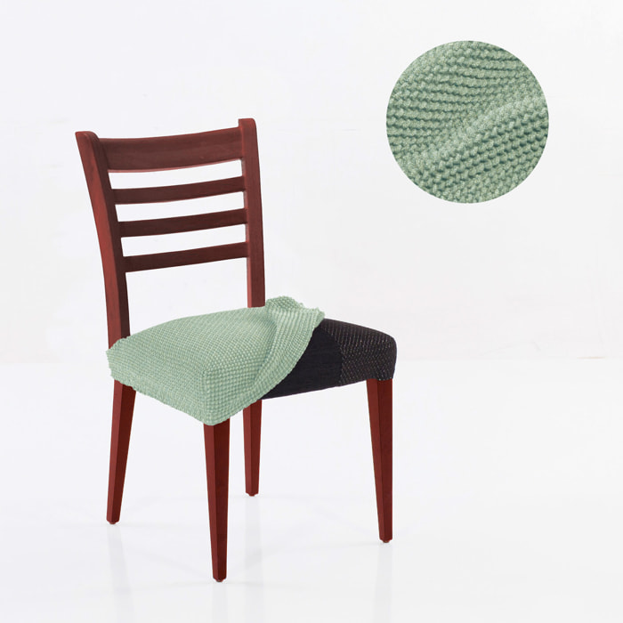 Funda Super Elástica para ASIENTO de SILLA pack2 unidades modelo HELENA