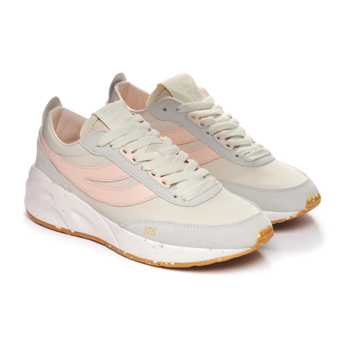Superga - Zapatillas Unisex Beige - 4089 TRAINING 9TS SLIM VEGAN MATERIAL