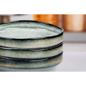 Assiette creuse GENESIS Ø21cm - 6 pièces - Terre