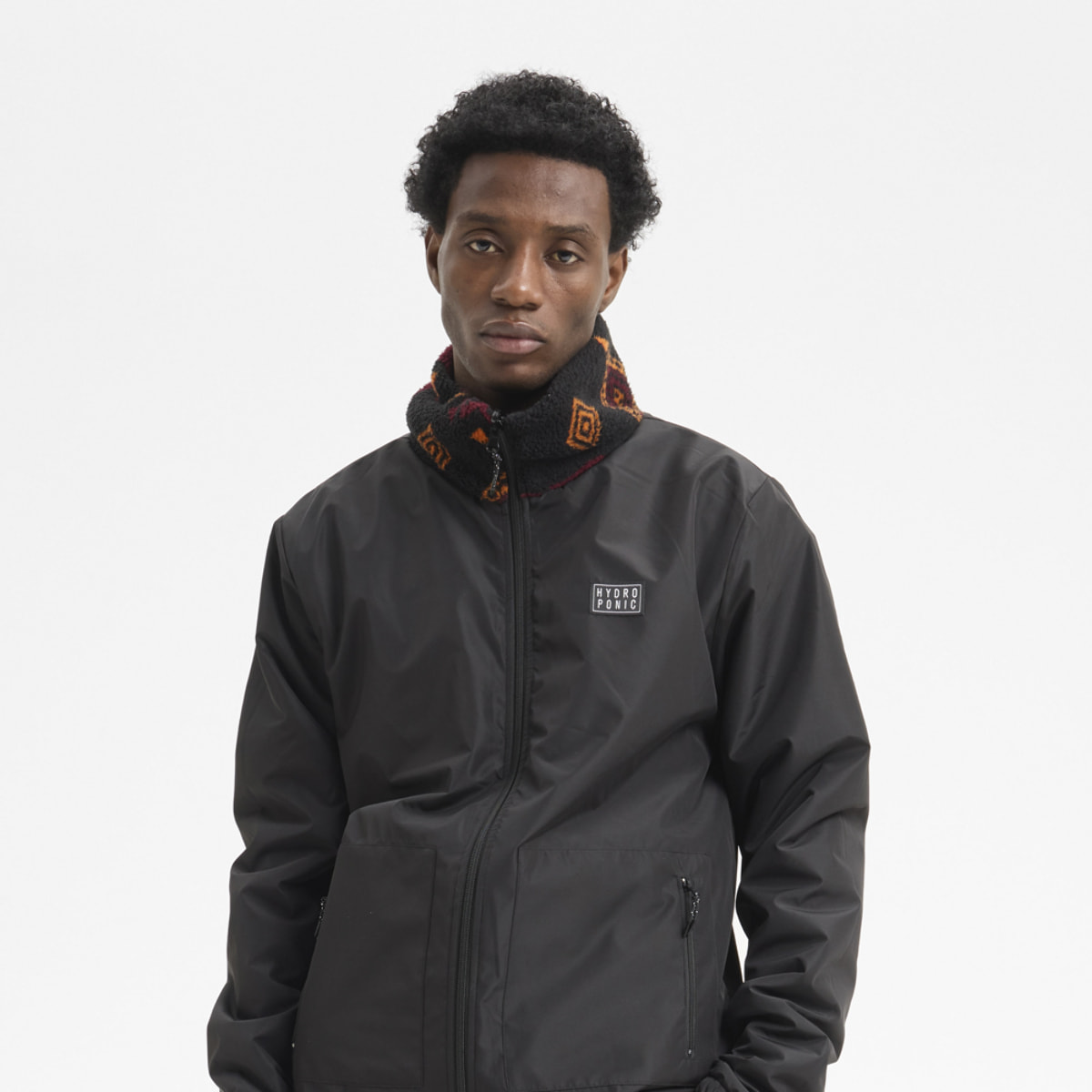 Chaqueta reversible de cuello alto Hydroponic