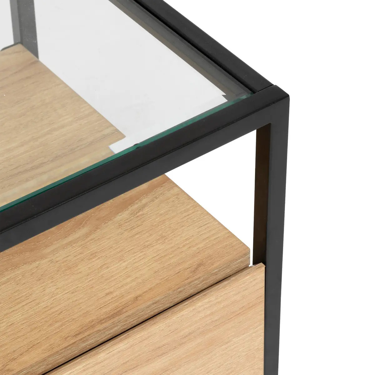 Meuble tv 3 tiroirs "Aldea" beige 160x50x40cm