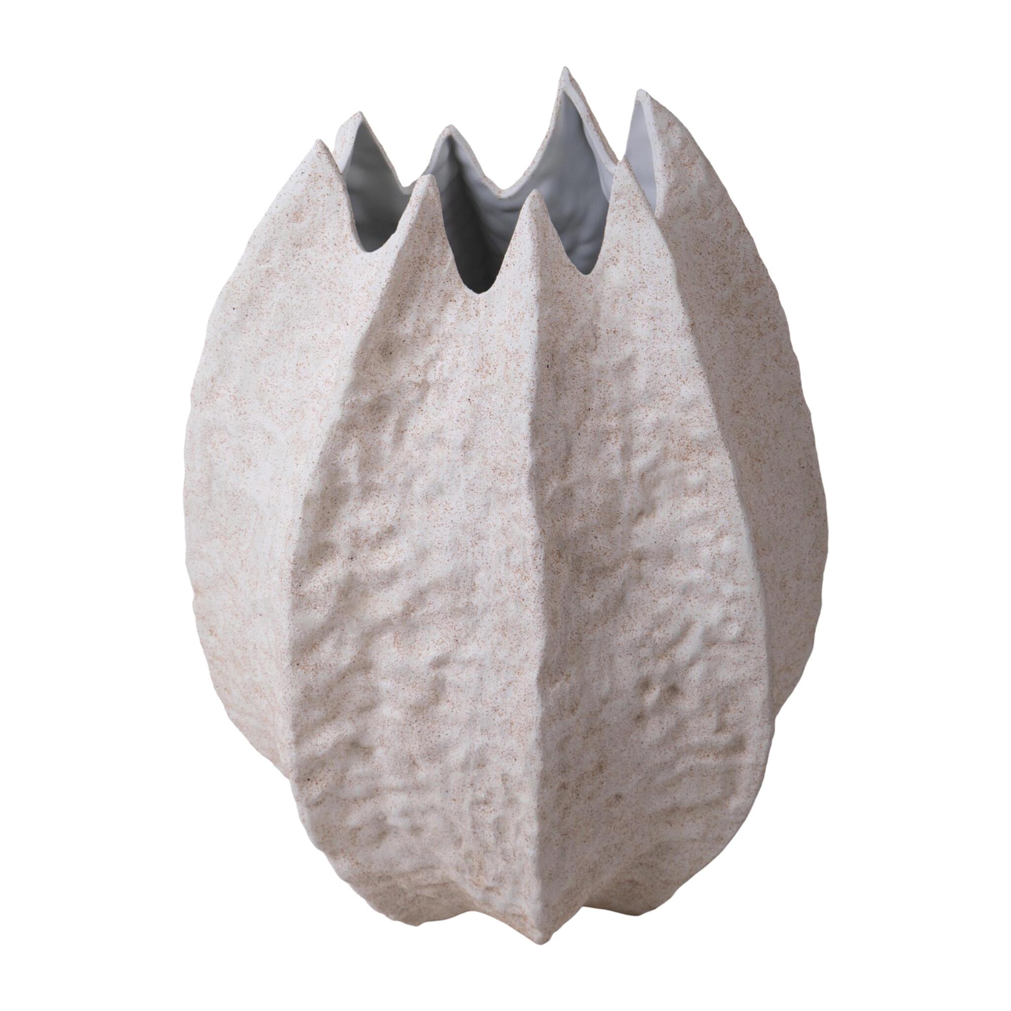 Vaso con righe materiche - 43xH61x40cm - Pezzi 1 - Bianchi Dino SpA