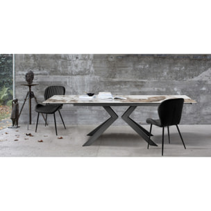 Tomasucci Table extensible STAR ONICE GREY