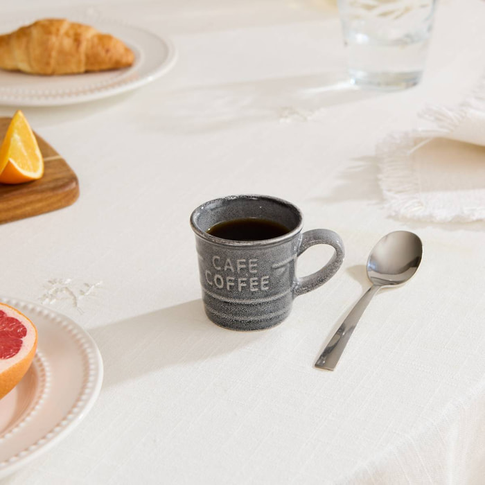 Tasse à café bleu gris 8cl