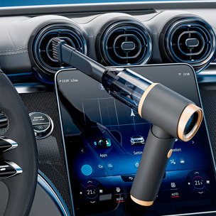 Aspirapolvere e soffiatore a mano 5 in 1, con 5.000 pa, batteria da 2000mAh.