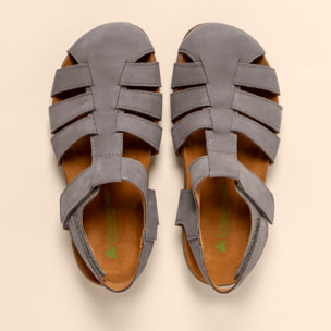 Sandalias N5862 NOBUCK LAVADO DENIM / TABERNAS color Denim