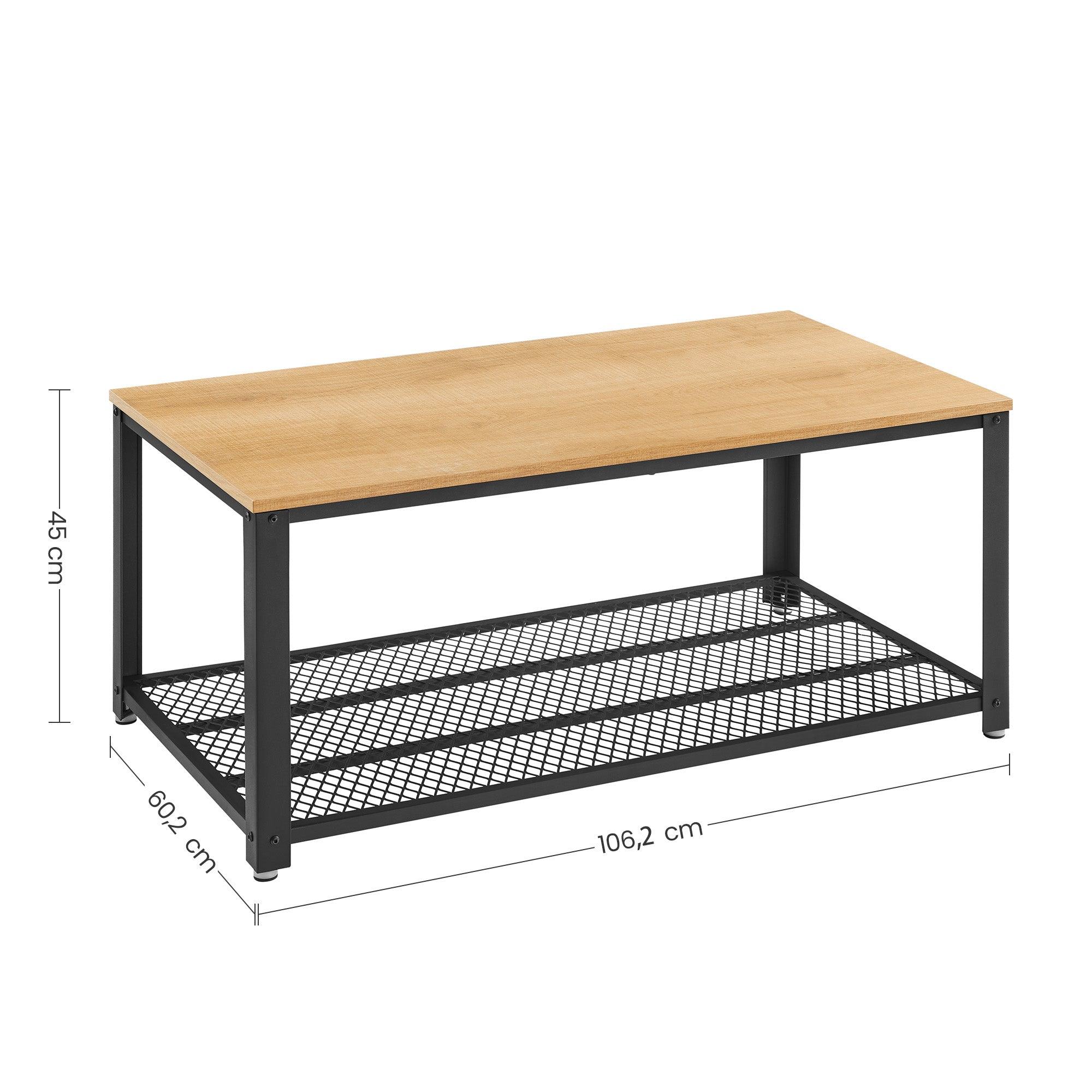 Table basse industrielle JACKY 106,2x45x60,2cm
