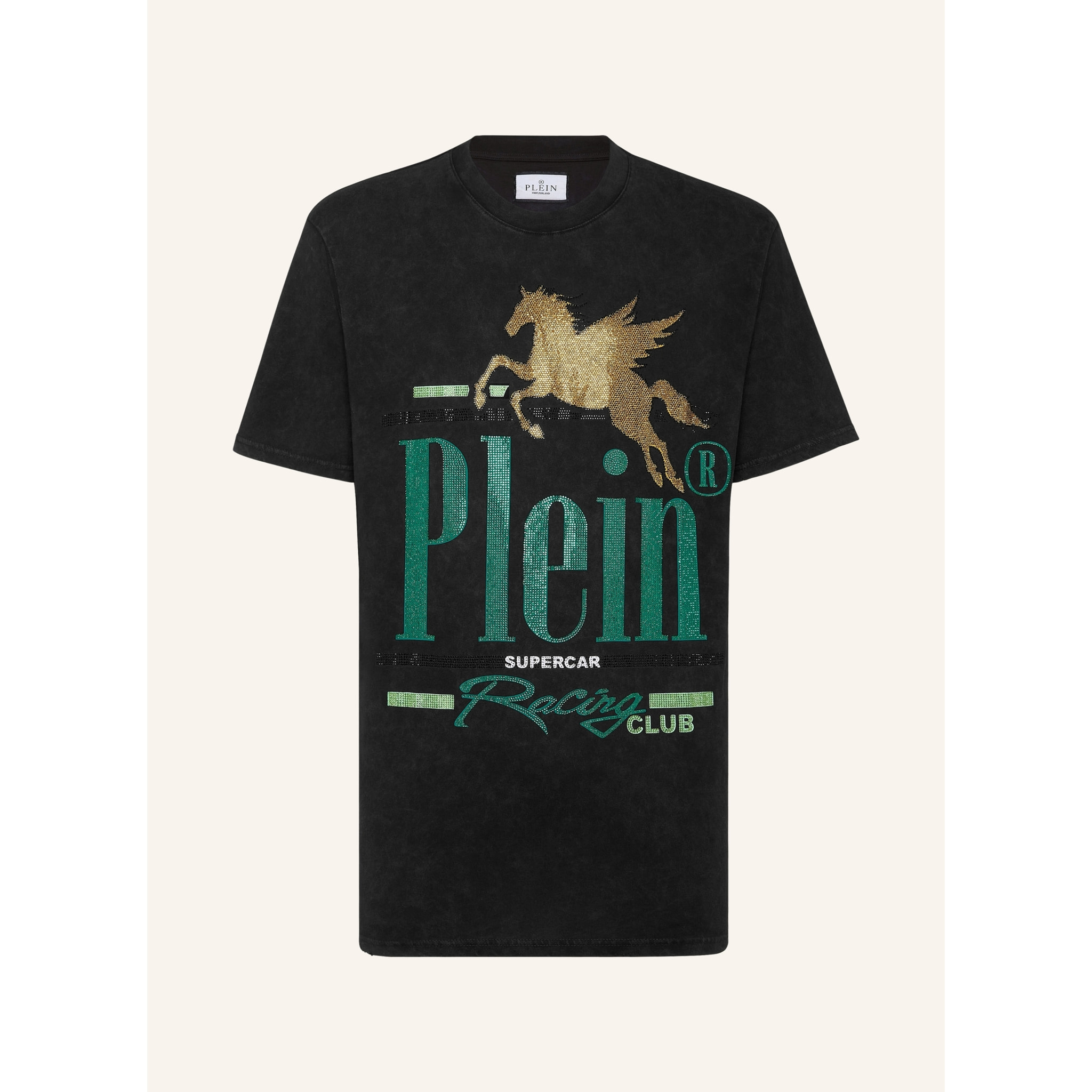 PHILIPP PLEIN T-Shirt Round Neck RACING