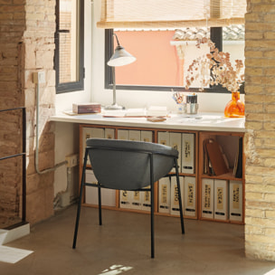 Silla Hug gris oscuro 2P/Caja