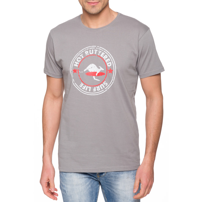 Camiseta Hot Buttered SURFLIFE Gris Claro