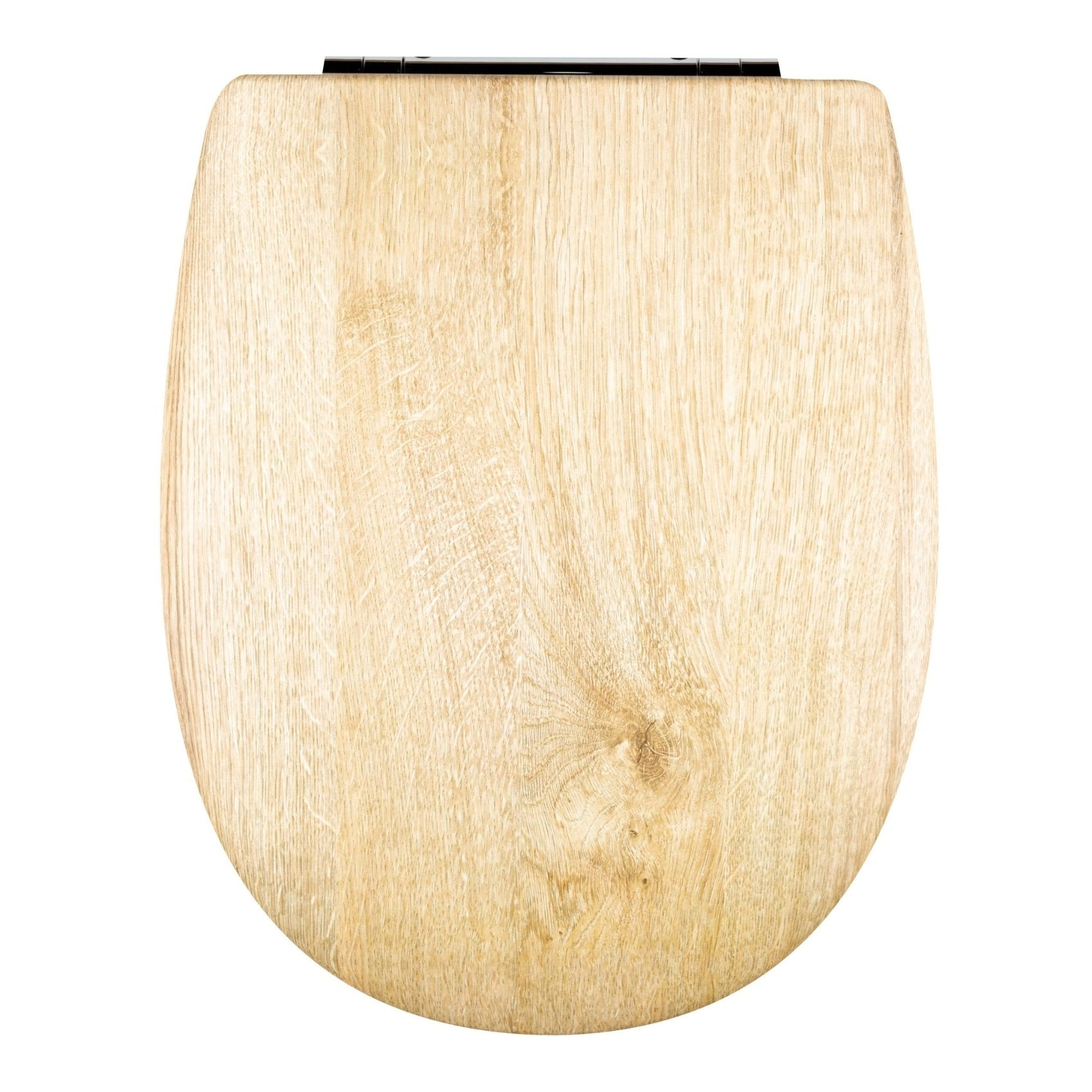 Abattant easy clip au look bois clair - Beige