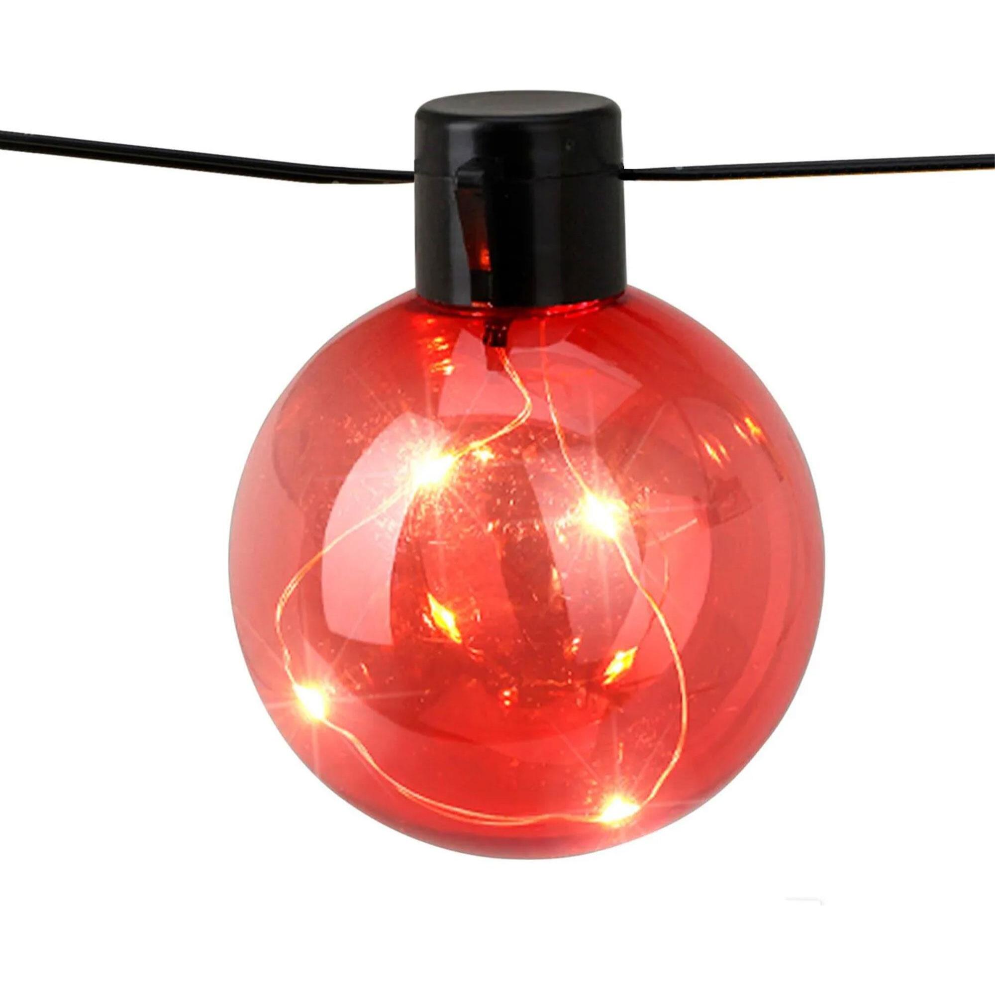 Guirnalda de luces led multicolor con temporizador y 10 bombillas