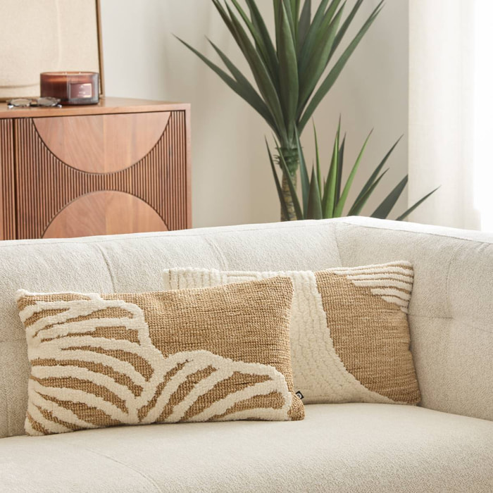 Coussin Loomia rectangulaire 30x50cm fleur