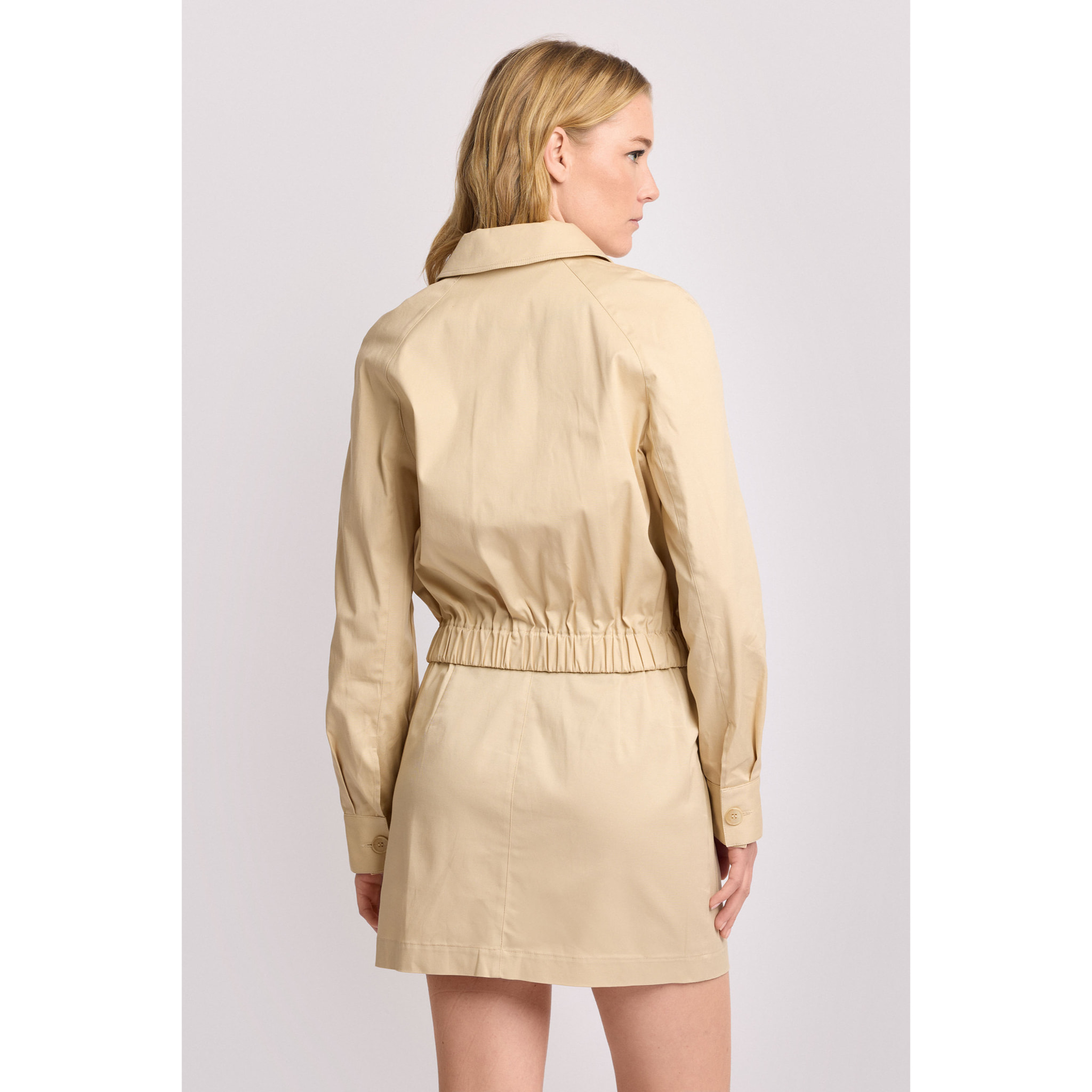 Kocca - Giubbino con zip Donna, Tinta unita, Colletto di camicia