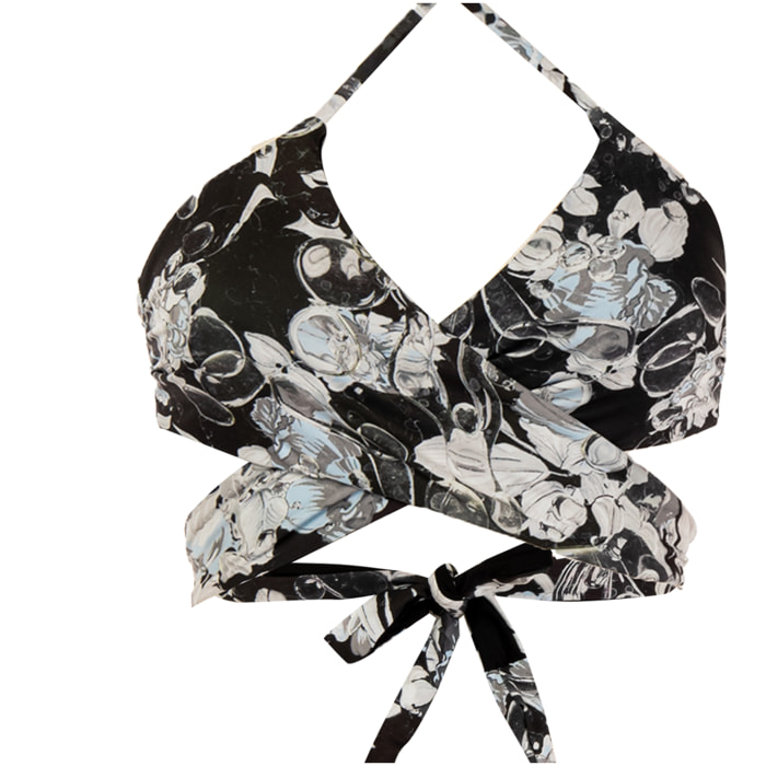 TRUSSARDI reggiseno triangolo mare donna black