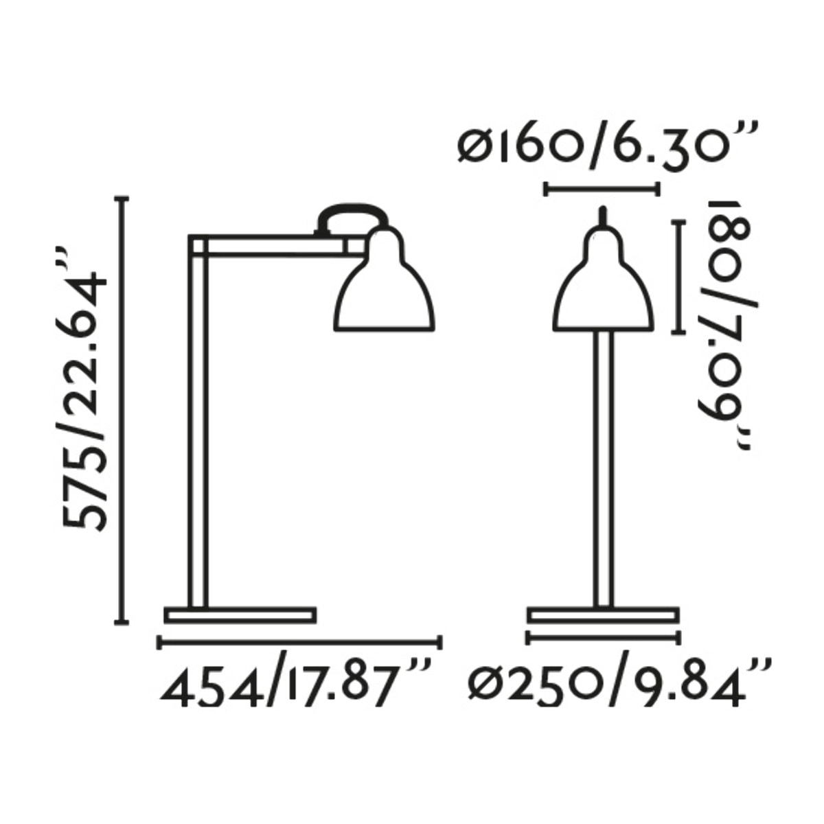 VENICE Lampe de table blanche