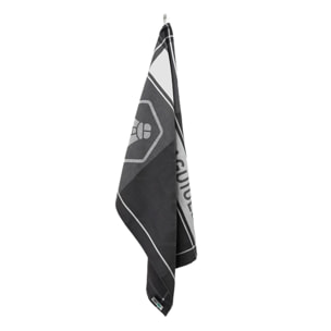 Lot de 3 torchons jacquard 50x70cm noir -  "Miel"