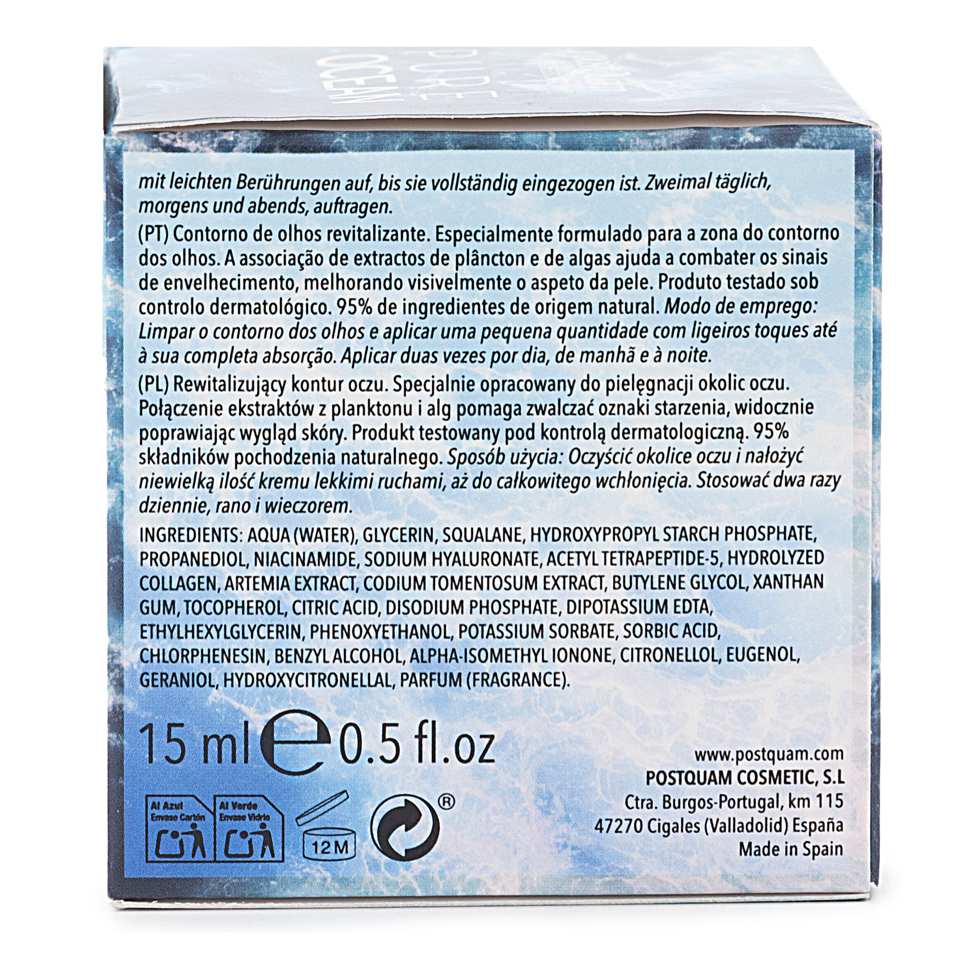 Contorno de ojos Pure Ocean - 15 ml