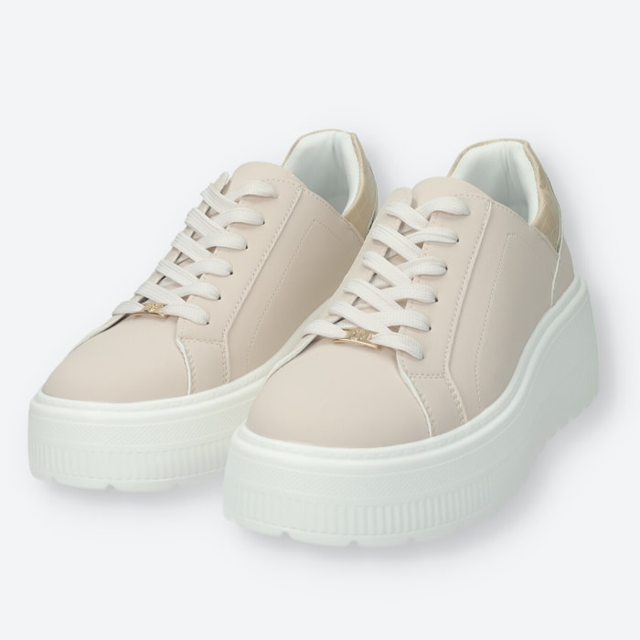 Sneakers Donna Tata Italia Beige