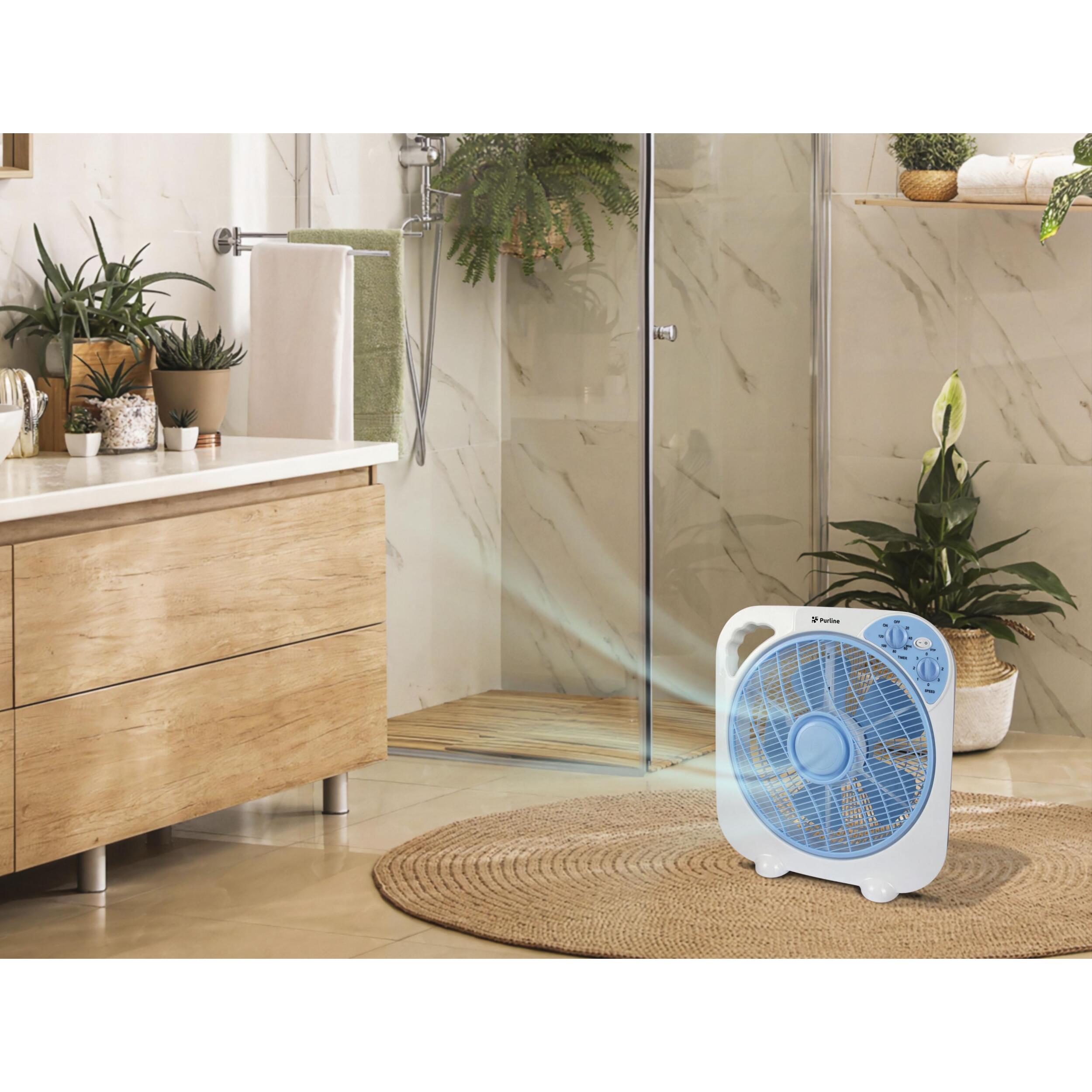 Ventilateur de table ou de sol portable avec minuterie