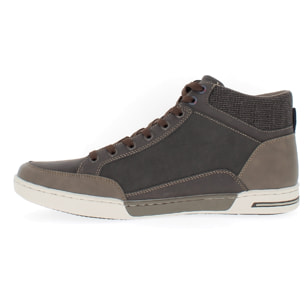 Armata di Mare Scarpe Uomo Stivaletti Casual Stringati con Soletta Rimovibile in Memory Foam AMU W23M400 Dk Brown