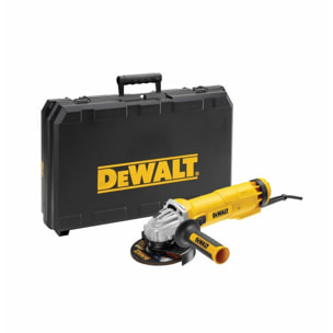 Meuleuse 1200 W 125 mm DEWALT Interrupteur Glissière + Disque diamant - DWE4217KD-QS