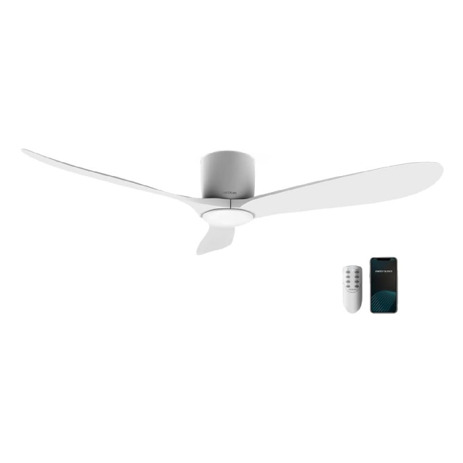 Cecotec Ventilateur de plafond avec télécommande et Wifi EnergySilence Aero 5400