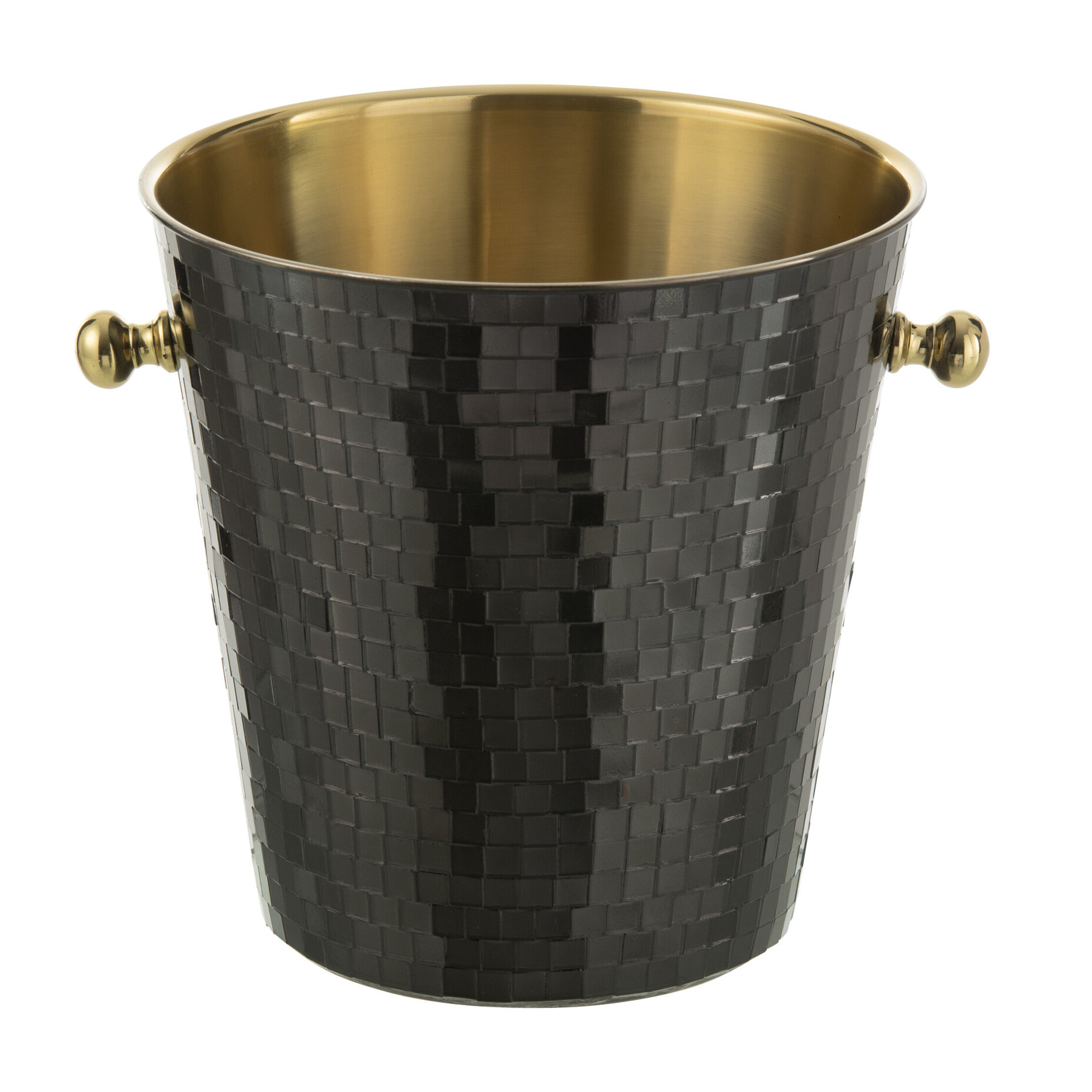 J-Line seau à glace  - acier - noir