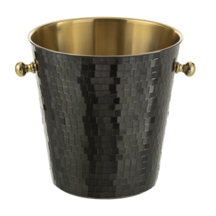 J-Line seau à glace  - acier - noir