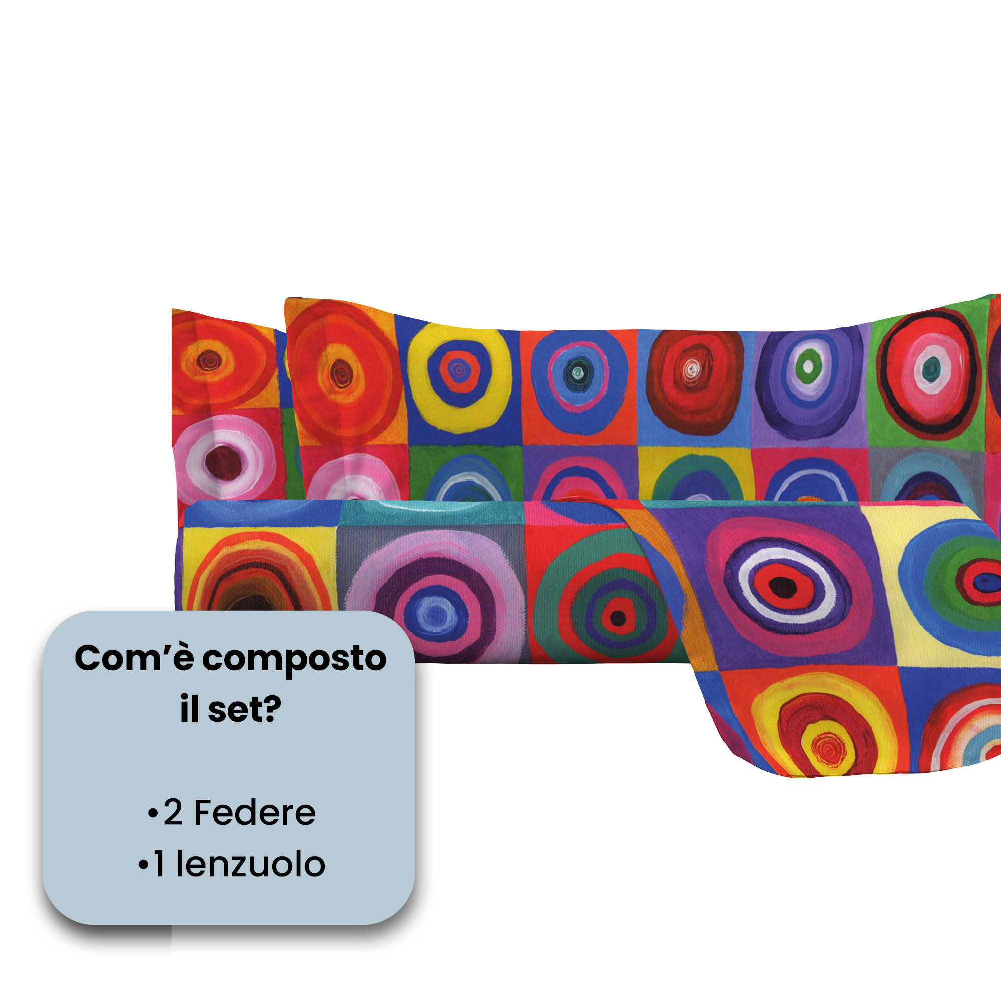 PARURE LETTO SOGNI D'AUTORE, Stampa Digitale, 100% Cotone - 64