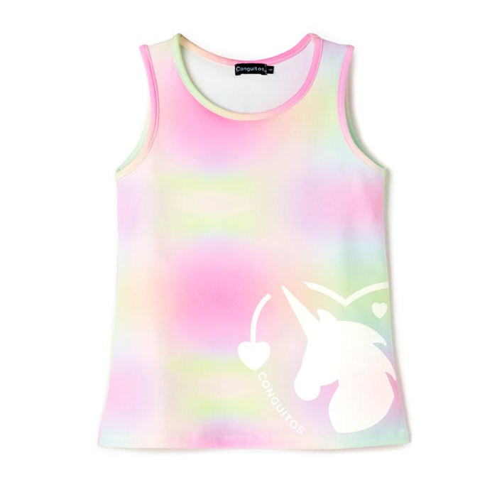 Camiseta Multicolor Unicornio
