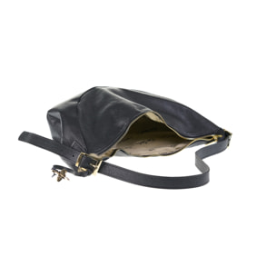 Borsa a spalla da donna Made in Italy - Modello Aveline - 100% pelle - 45.0 x 24.0 x 8.0 cm