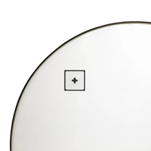 Miroir mural Alice noir 90x65cm