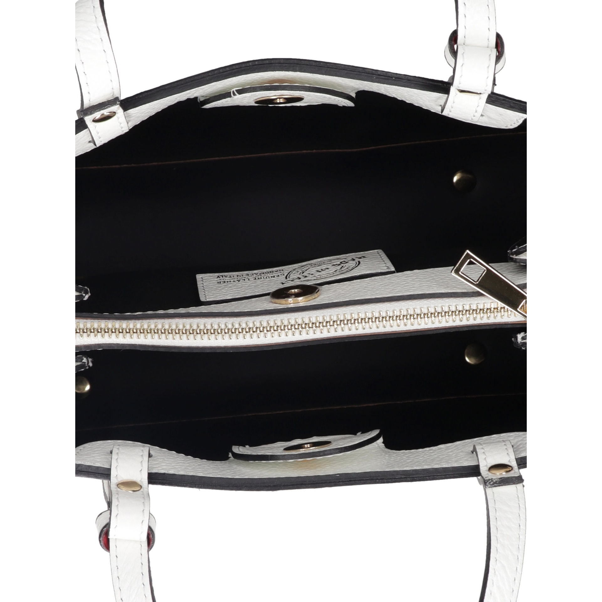 Borsa a mano da donna Made in Italy - Modello Novara Ultra - 100% pelle - 28.0 x 21.0 x 12.0 cm