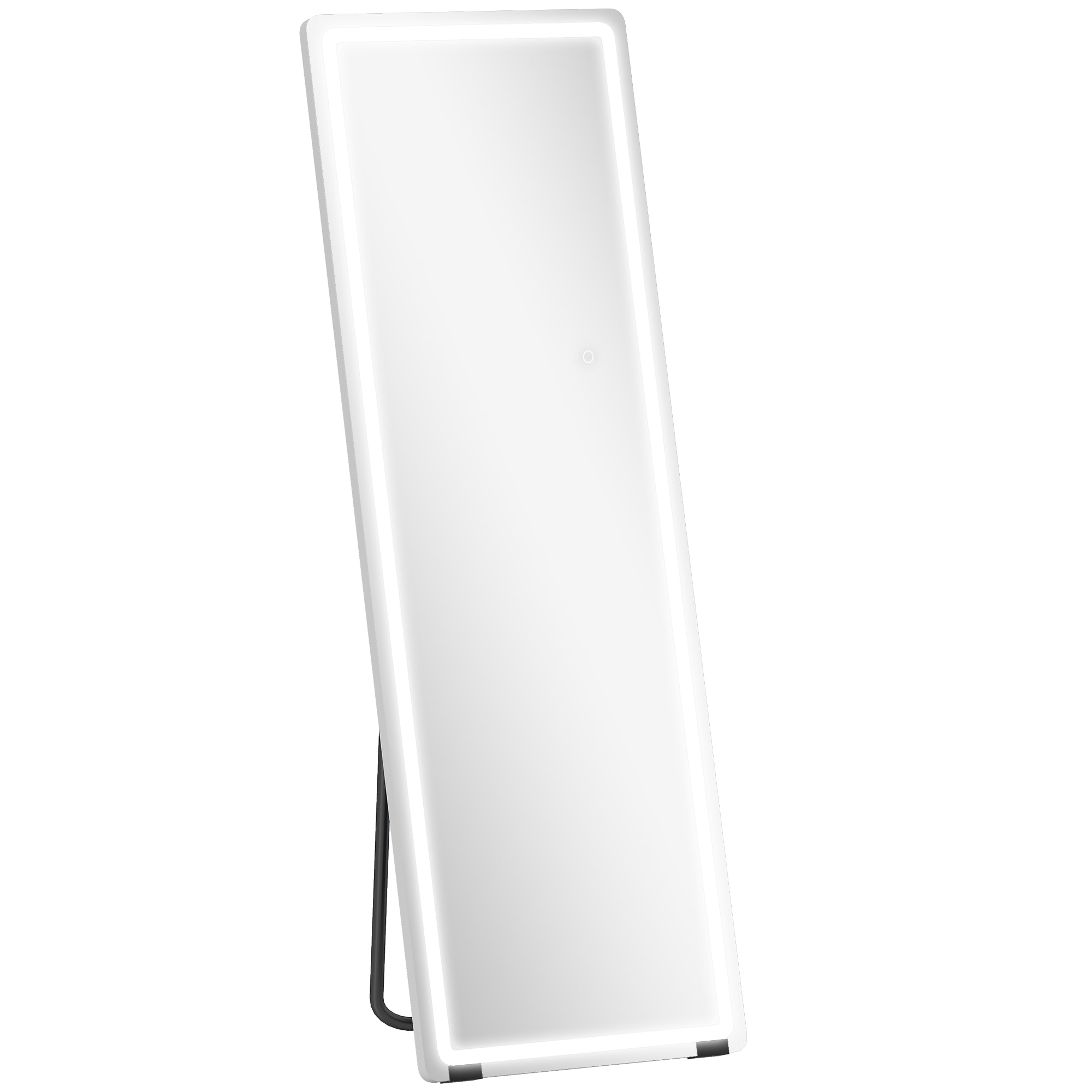 Miroir sur pied LED pleine longueur 150 x 50 cm 3 couleurs réglables