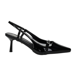 Décolleté sling back Donna Tata Italia Nero