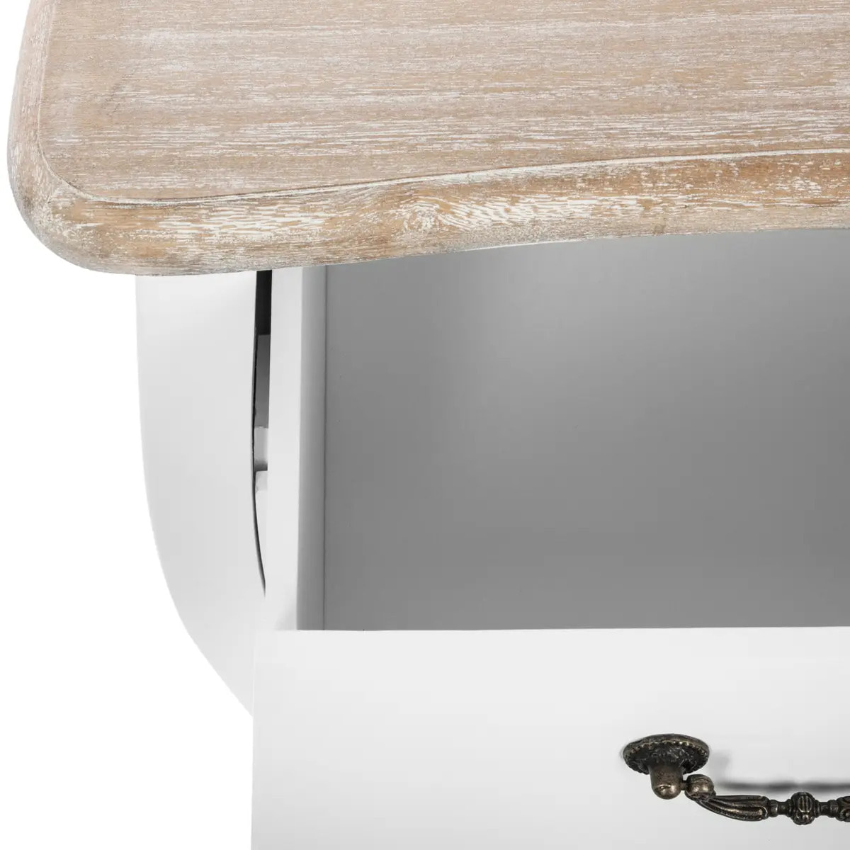 Chiffonnier "Chrysa" blanc 3 tiroirs